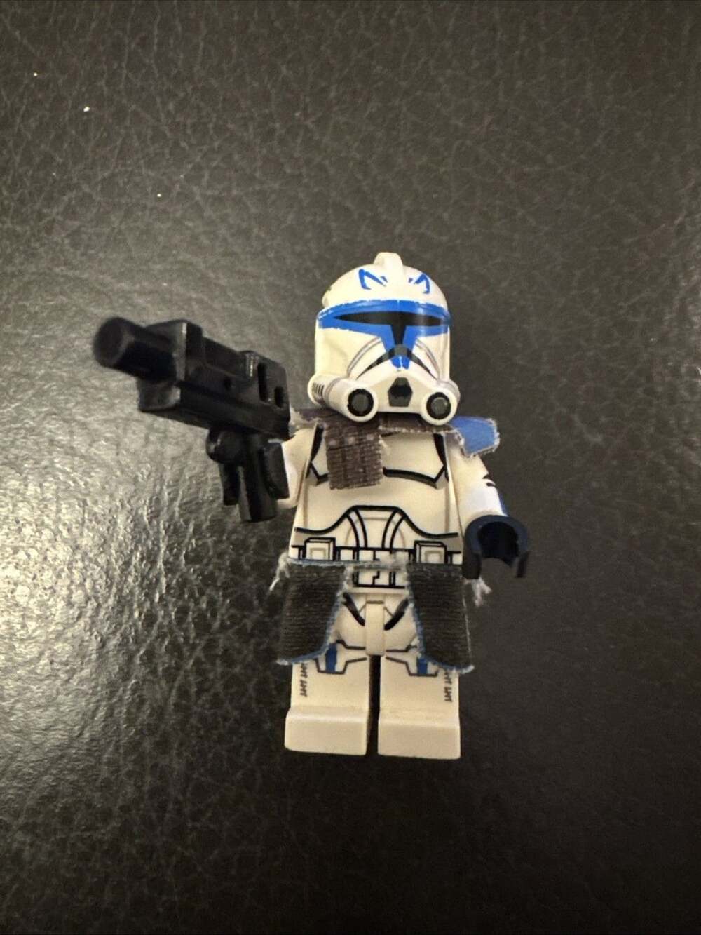Lego Star Wars The Clone Wars Phase 2 Captain Rex Minifigure With Black Head